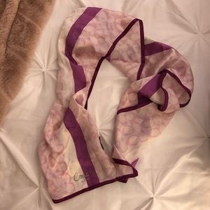 Purple Silk Scarf